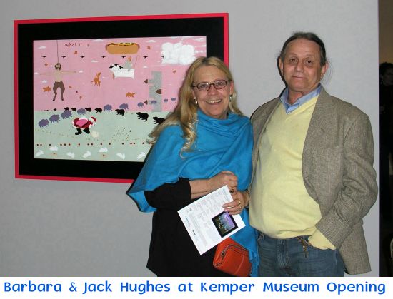 Barbara & Jack Hughes at the Kemper Museum Opening Reception