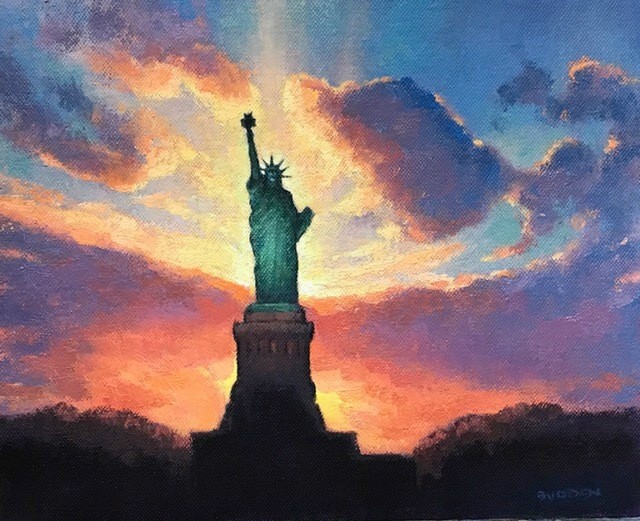 Awesome Light - Statue of Liberty